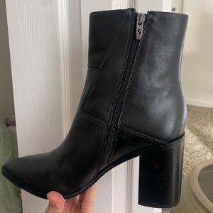 Franco Sarto Black Ankle Boots